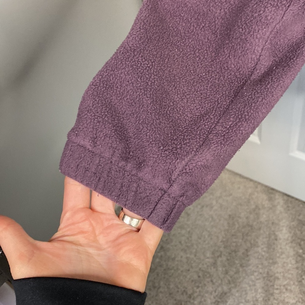 Columbia Women’s Fleece Purple Zip Jacket - Picture 3 of 6